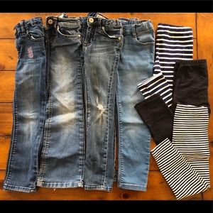 Girls 5T Pants/Jeans/Leggings Bundle